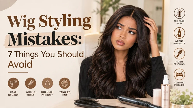 Wig Styling Mistakes: 7 Things You Should Avoid