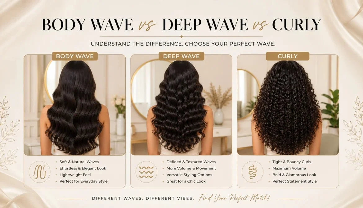 Body Wave vs Deep Wave vs Curly