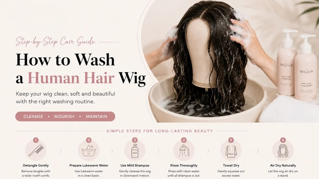 How to Wash a Human Hair Wig Step-by-Step Care Guide