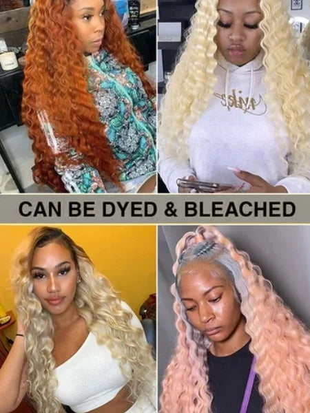 Transparent HD Deep Wave Wig