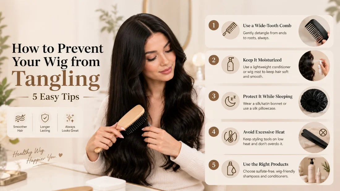 How to Prevent Your Wig from Tangling 5 Easy Tips