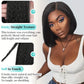 Kinky Straight 13X4 HD Lace Front Human Hair Wigs for Women Glueless Transparent Brazilian Coarse Yaki Remy Lace Frontal Wigs