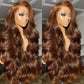 Chocolate Brown 13x4 Frontal Body Wave