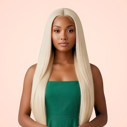 13x4 Honey Blonde Straight Lace Front - Wigour