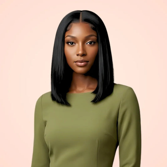 13x4 Straight Bob Lace Wig - Wigour