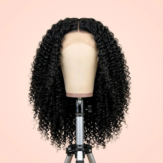 13x4/4x4 Jerry Curly HD Transparent Lace Wig - Wigour