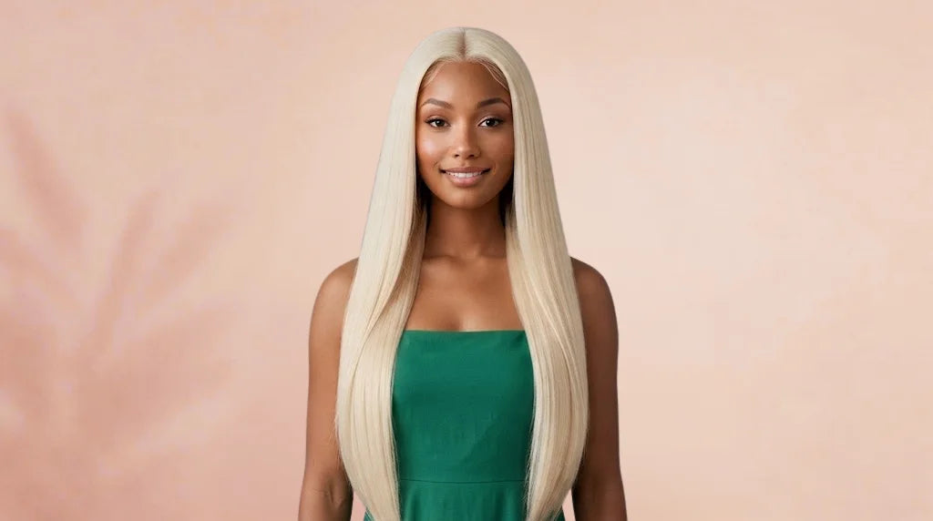 After wearing 13x4 Honey Blonde Straight Lace Front