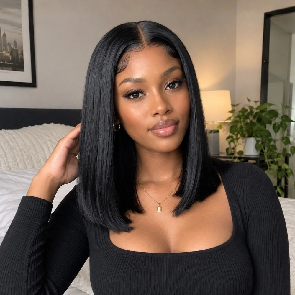 13x4 Straight Bob Lace Wig