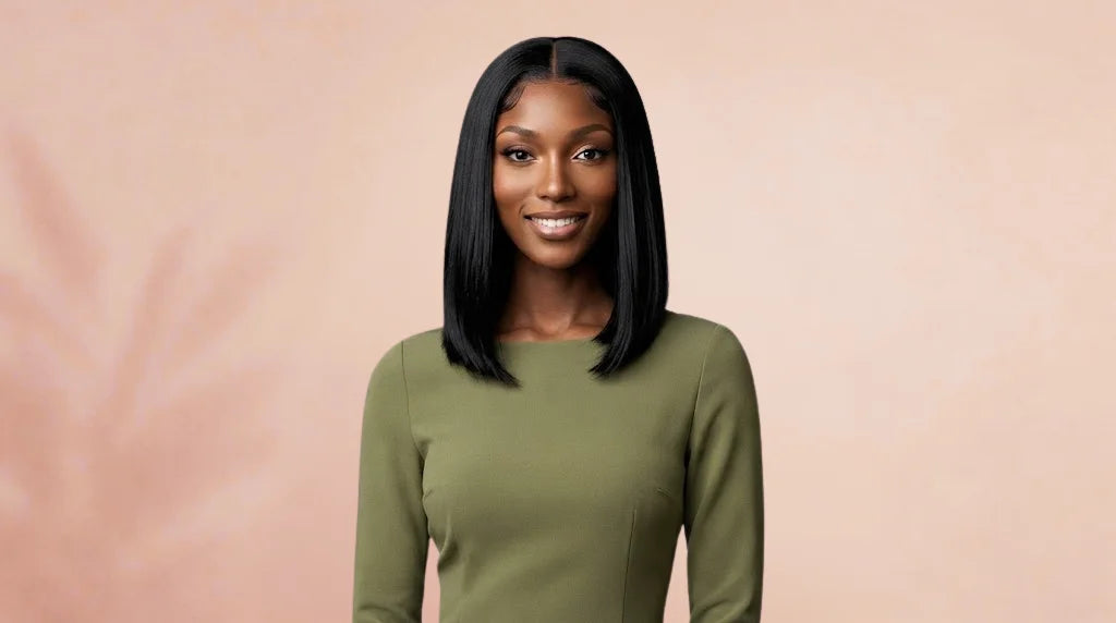 After wearing 13x4 Straight Bob Lace Wig