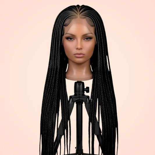 13x6 Braided Front Lace Wig - Wigour