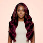 13x6 Burgundy HD Lace Wig - Wigour