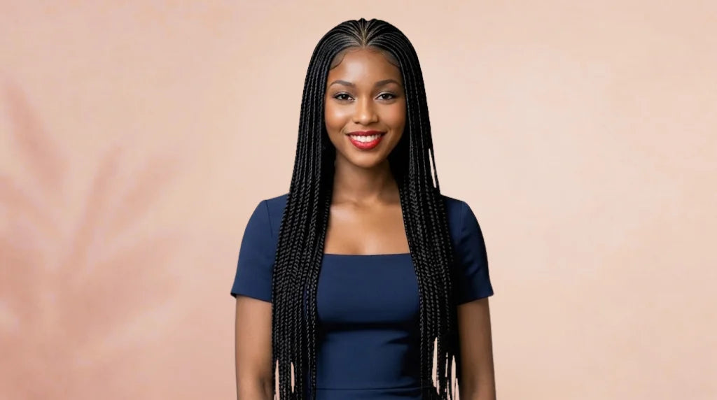 After wearing 13x6 Braided Front Lace Wig