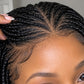 13x6 Braided Front Lace Wig