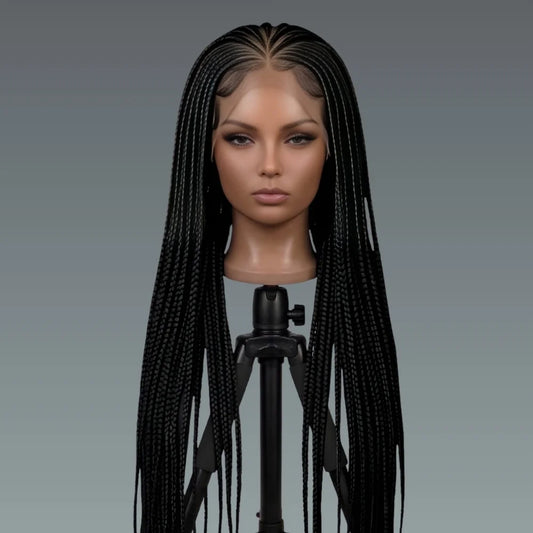 13x6 Braided Front Lace Wig