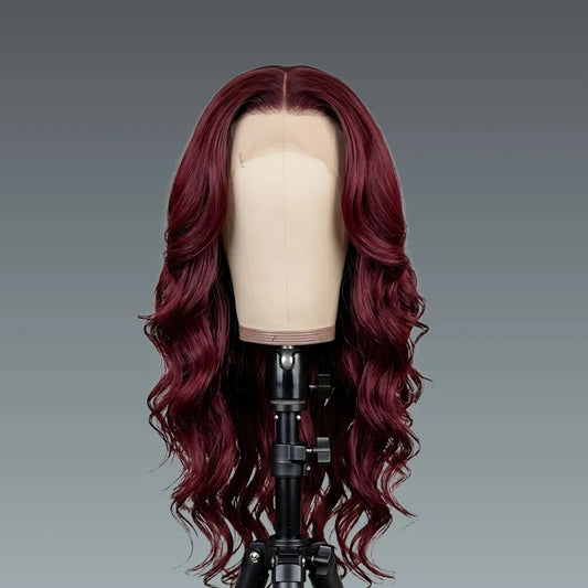 99J Burgundy Body Wave Lace Front Wig