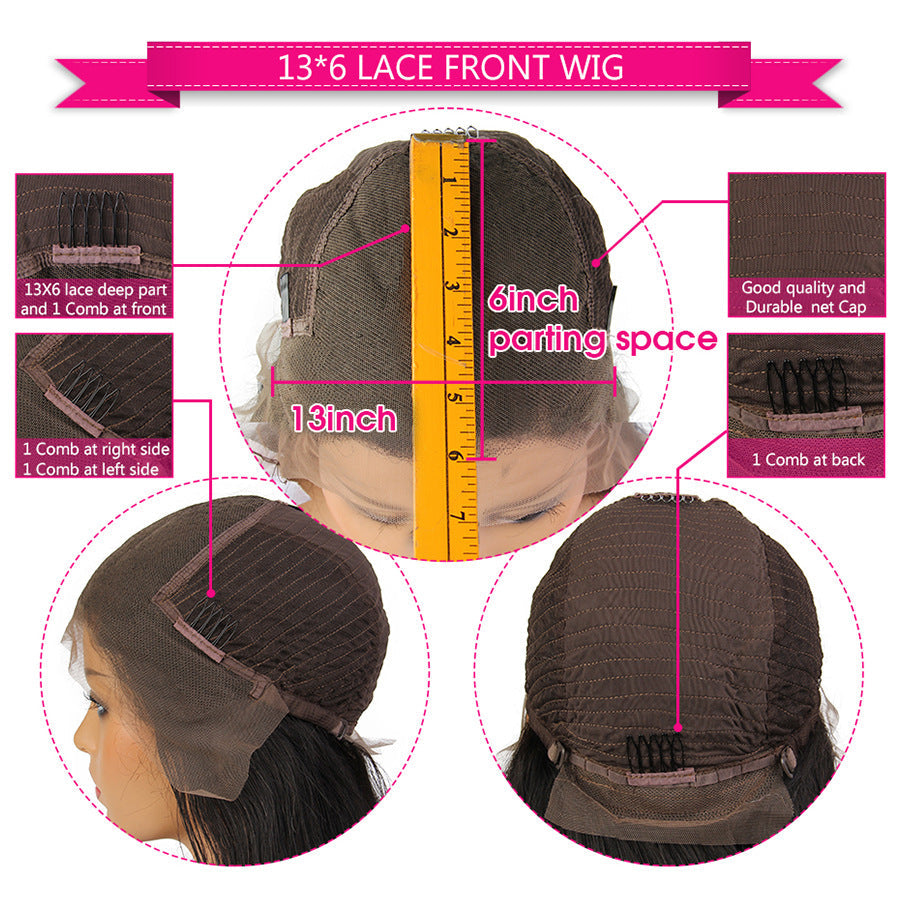 13x6 Braided Front Lace Wig