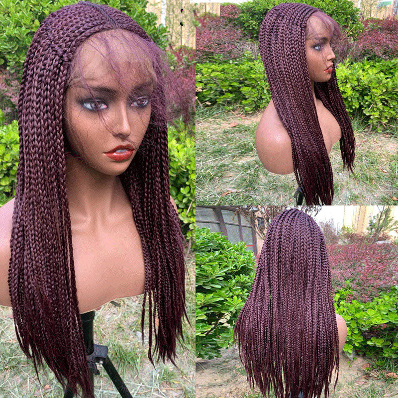 13x6 Braided Front Lace Wig