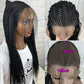 13x6 Braided Front Lace Wig