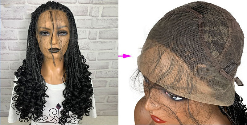 13x6 Braided Front Lace Wig