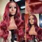 13x6 Burgundy HD Lace Wig