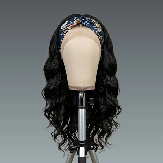 Full Machine-Made Glueless Body Wave Headband Wig