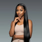 Bone Straight 13x6 HD Lace Front Wig 220% Density