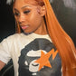 Ginger Orange Straight Lace Wig
