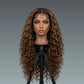 Highlight Deep Wave 13x4 HD Lace Front Glueless Wig