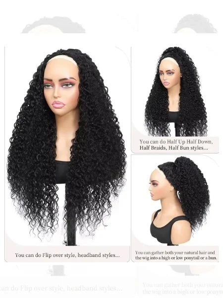 3-in-1 Flip Half Wig – Glueless