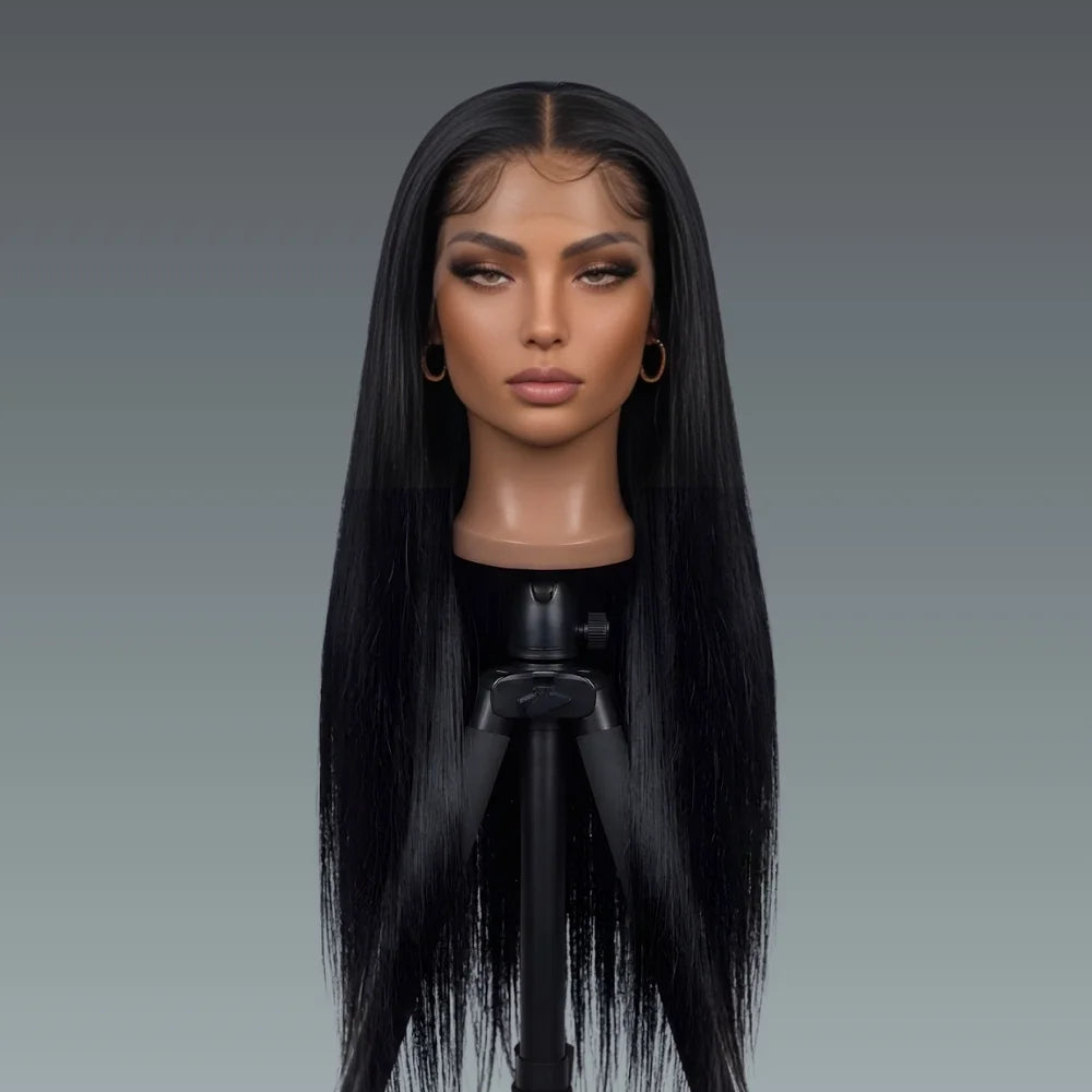Bone Straight 13x6 HD Lace Front Wig 220% Density
