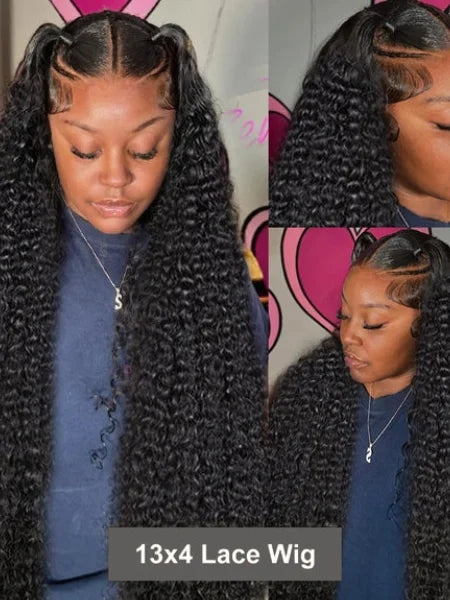 30–40" Curly HD Lace Wig