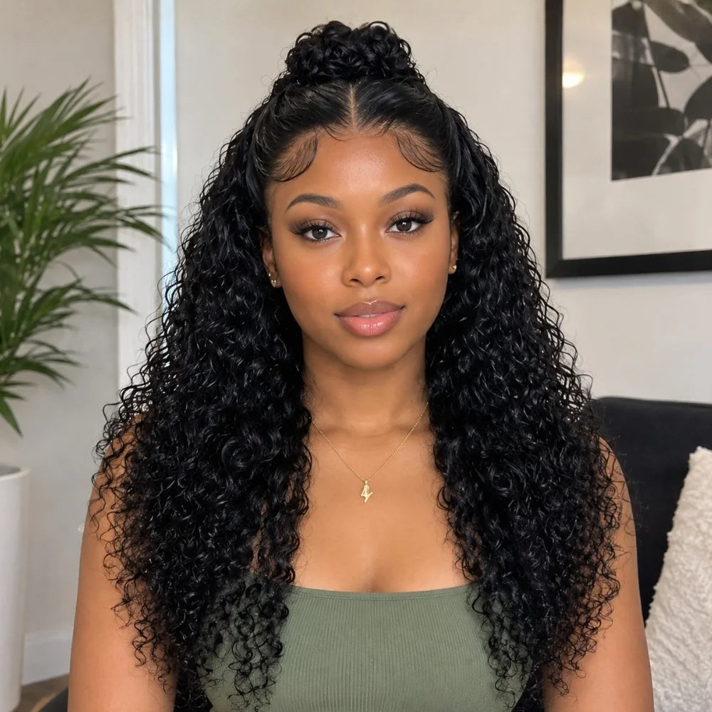 Curly Short Bob Lace Wig