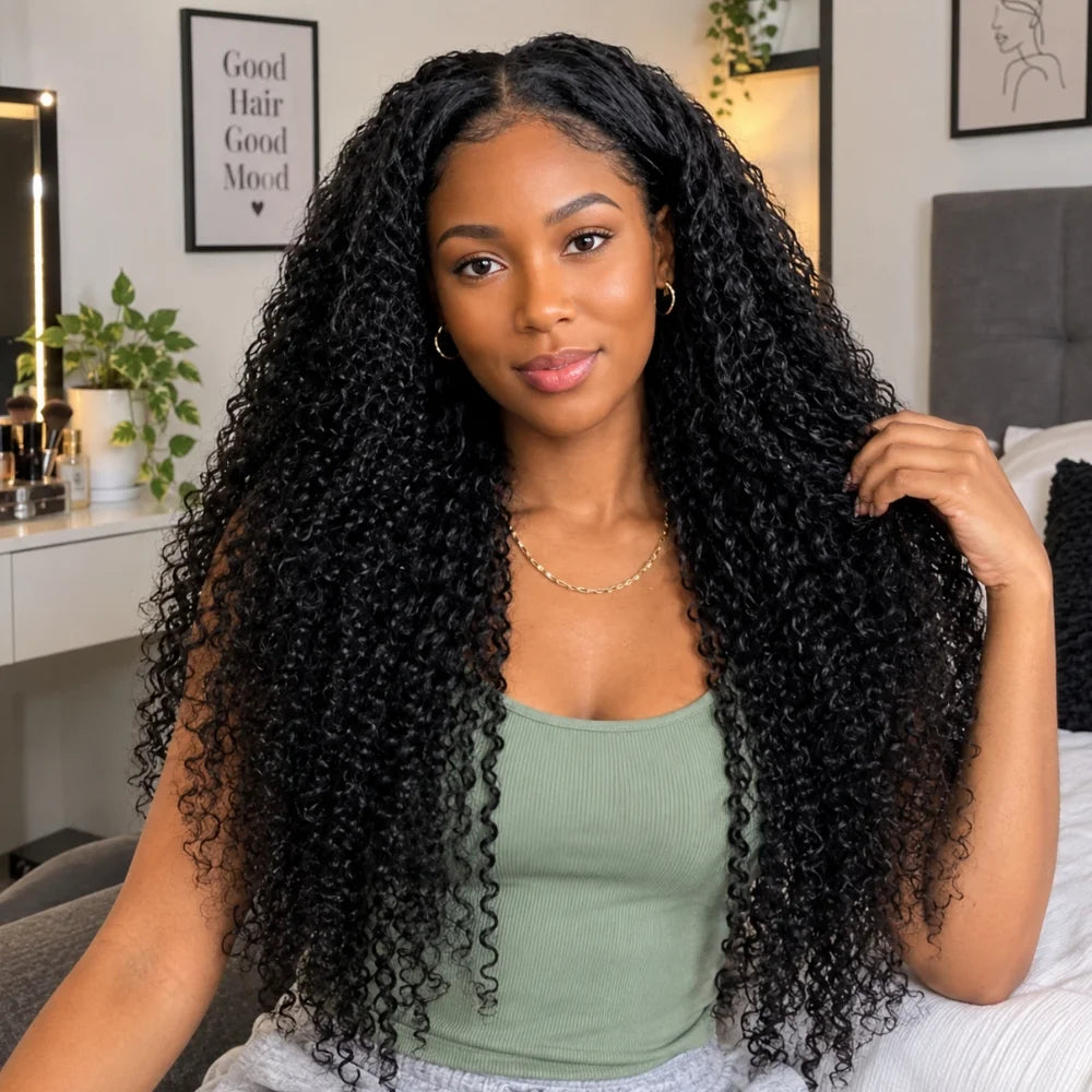 300% Density Curly Lace Wig