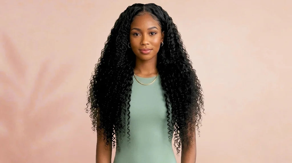 After wearing 300% Density Curly Lace Wig