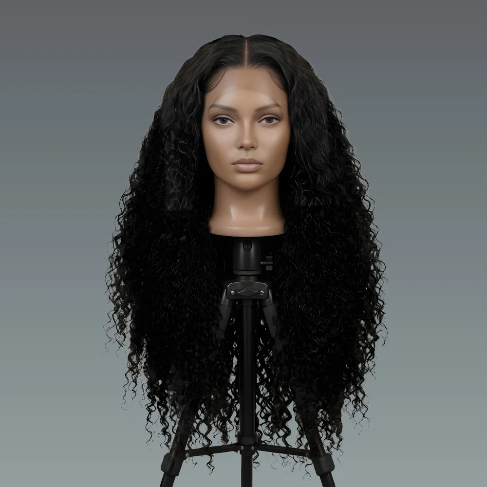 30–40" Curly HD Lace Wig