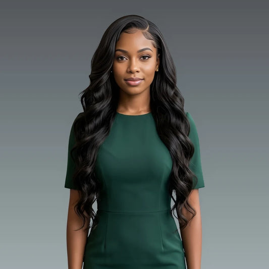 30-40" Body Wave Human Hair Wig