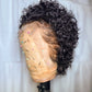 Pixie Cut Water Wave Transparent Lace Front Wig