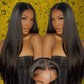 Bone Straight HD Lace Front Glueless Human Hair Wig