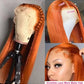 Ginger Orange Straight Lace Wig