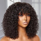 Jerry Curly Short Pixie Bob Cut Wig with Bangs