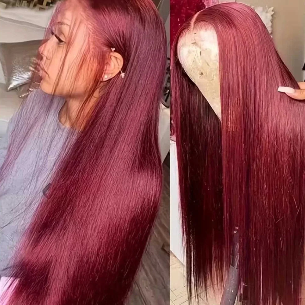99J Burgundy Body Wave 13x4 HD Lace Front Wig