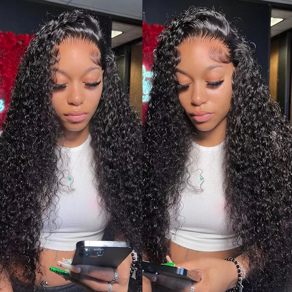 13x4/4x4 Jerry Curly HD Transparent Lace Wig