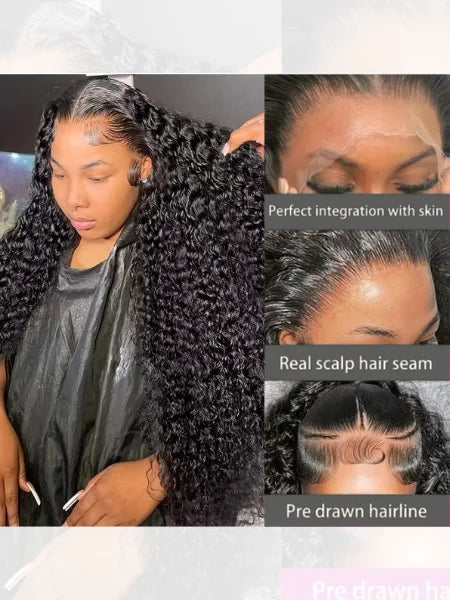 42" Deep Wave Lace Wig