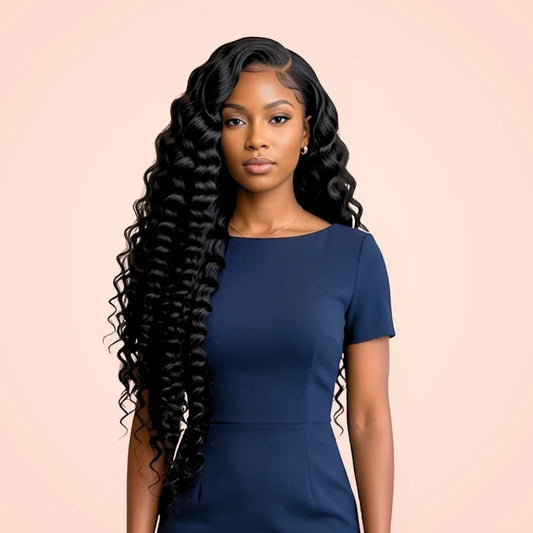 40 Inch Loose Deep Wave HD Lace Front Wig - Wigour