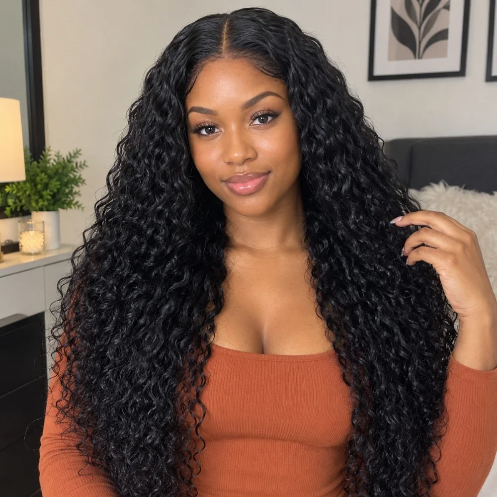 42" Deep Wave Lace Wig