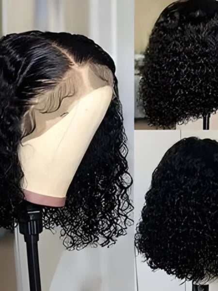 Curly Short Bob Lace Wig