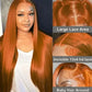 Ginger Orange Straight Lace Wig