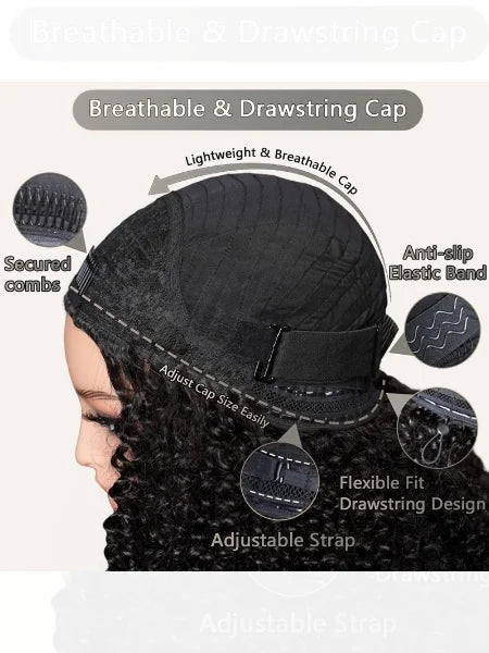 3-in-1 Flip Half Wig – Glueless