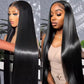 Bone Straight 13x6 HD Lace Front Wig 220% Density