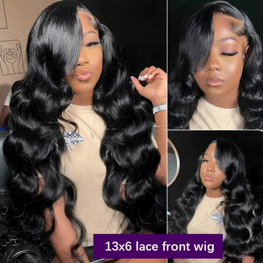 30-40" Body Wave Human Hair Wig
